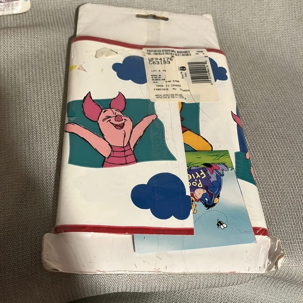 2 Packs Vintage Winnie the Pooh 1990’s Wall Border by Borden